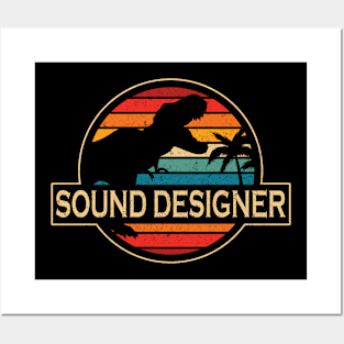 Sound Designer Dinosaur Posters and Art